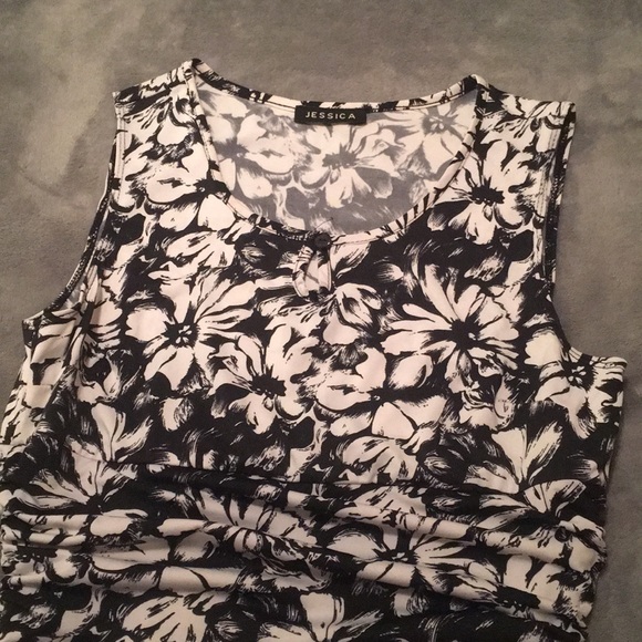 Dress. Jessica brand. Size US 8. Falls below the knee. Smoke free home. - Picture 6 of 7
